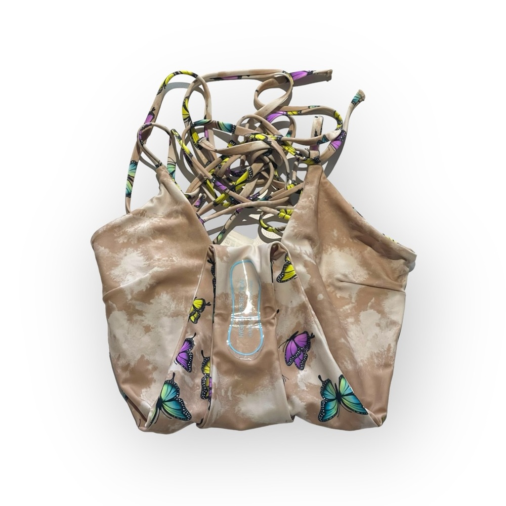 new Moana Bikini🝮 Reversible Bring It Brittany Butterfly Wrap Swimsuit 🝮 Small - Picture 10 of 16